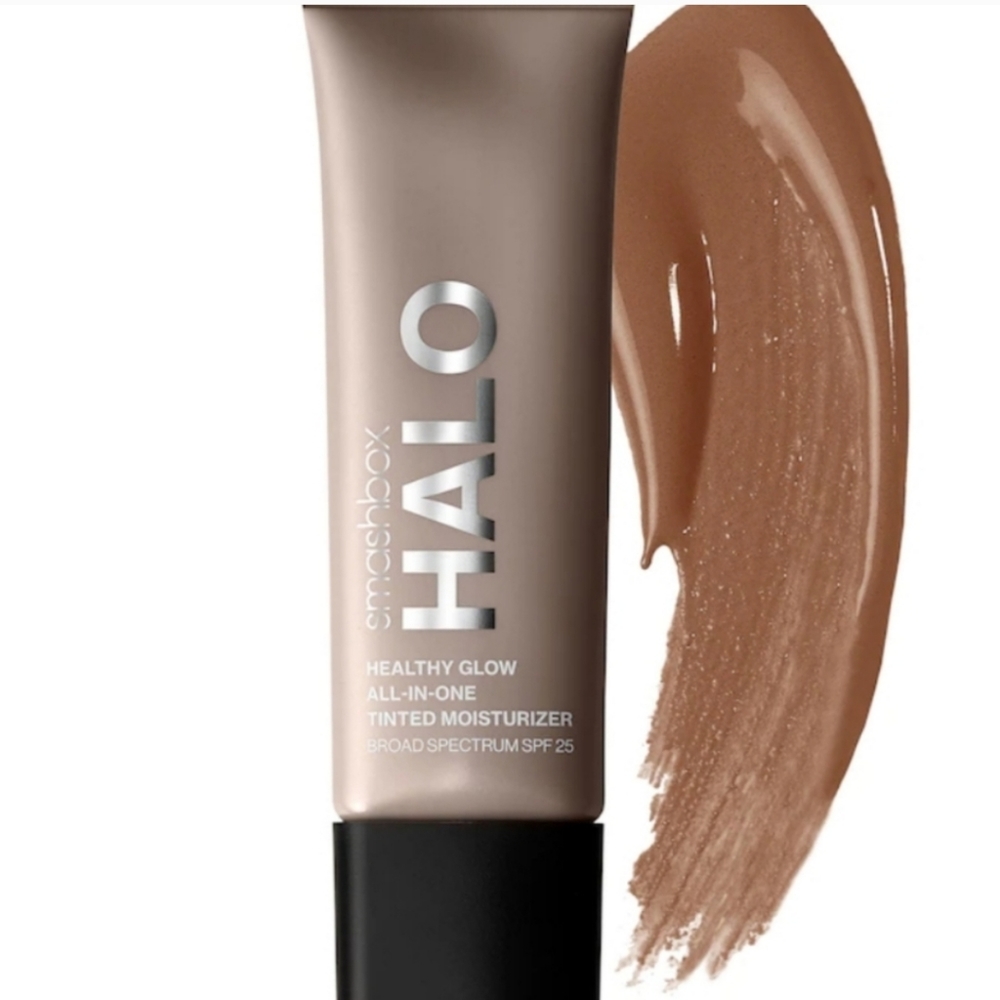 Smashbox Halo Healthy Glow Tinted Moisturizer SPF 25 Deep 1.4 oz NIB
